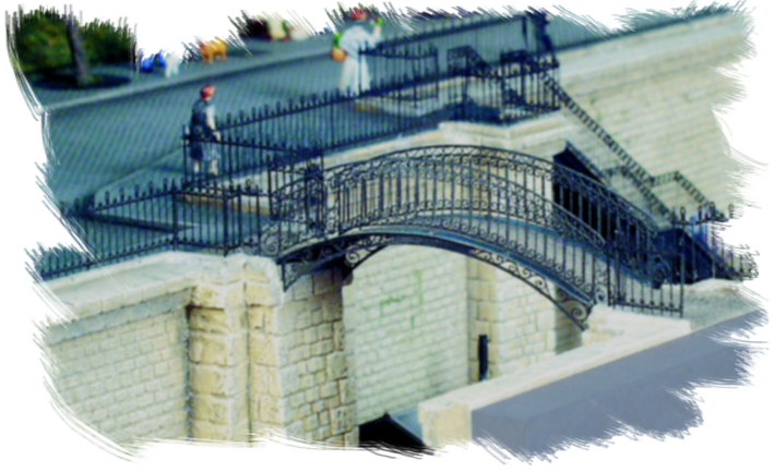 Fussgängerbrücke 1-gleisig